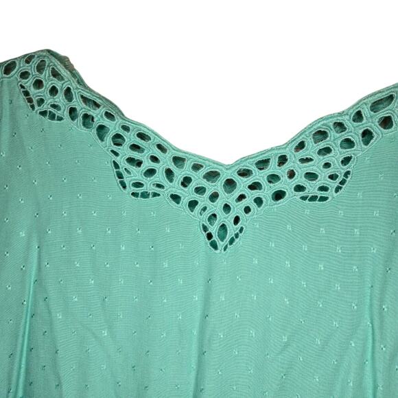 BALI EMERALD DESIGN MINT SET EYELET EMBROIDERY ONE SIZE 0279 - Picture 4 of 12